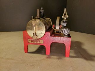 Antique Weeden Toy Steam Engine Cast Iron Base - Example Patina