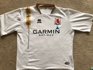 Middlesbrough Fc Away Shirt 2007 - 08 Erra Garmin White Vintage Xxxl