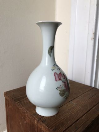 Fine Antique Chinese Porcelain Famille Rose Bottle Vase 4