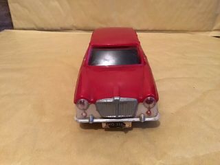 Vintage Morris Mg 1100 model car with friction motor.  Rare 3
