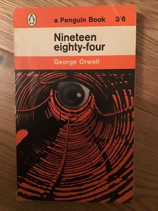 1984 Nineteen Eighty Four George Orwell Vintage Penguin 972 Rare Dystopian Cover