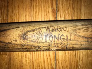 1890’s Spalding Wagon Tongue No.  3/0 Old Antique Vintage Baseball Bat