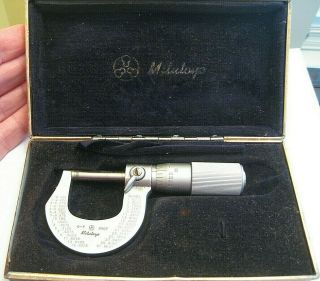 Vintage Mitutoyo Micrometer 0 - 1 "