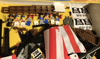 Vintage 1989 LEGO 6285 Pirates Black Seas Barracuda w/ Box 96 Complete 2