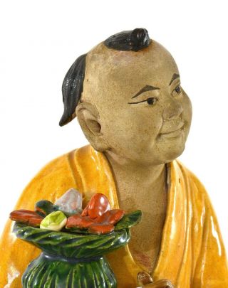 1930 ' s Chinese Export Shiwan Mudman Mudmen Mud Man Pottery Buddha 13 