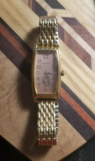 Hamilton Ladies Watch 6254 Vintage Wrist Watches Quartz Register Edition
