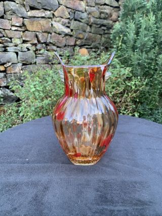 Vintage Murano Glass Owl Vase 3
