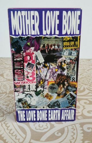 Vtg Mother Love Bone The Love Bone Earth Affair 1993 Vhs Seattle Grunge Music