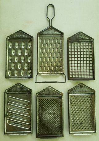 Vtg Uni Kum KITCHEN Grater 6 Attachments Made In Germany antique rare 2