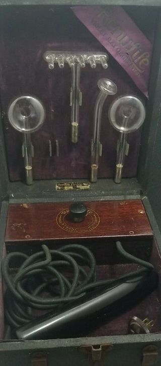 Antique Quack Medical Device Renulife Violet Ray Generator Model K No.  65794