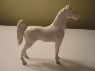 VINTAGE TONKA PLASTIC HORSE,  WHITE 2