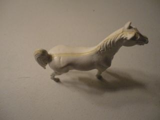 VINTAGE TONKA PLASTIC HORSE,  WHITE 3