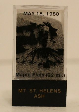 Vintage Mt St Helen Volcanic Ash 1980