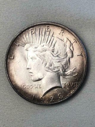 Silver Vintage 1923 - P Bu Us Liberty Peace Eagle Silver Dollar 90 Silver.  7734