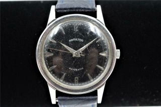 Vintage Hamilton 17j Cal 666 Automatic Micro Rotor Stainless Mens Watch Repair