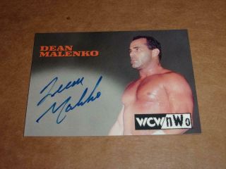 1998 Topps Wcw - Nwo Dean Malenko Sp Auto Autograph Hot Bv$$$