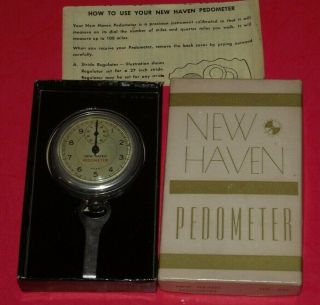 Vintage Haven Clock & Watch Company Pedometer 230 Box Instructions