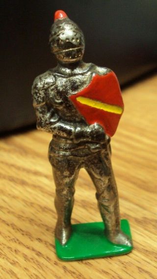 Vtg Manoil / Barclay Lead Figure Toy Knight 3 3/8 " H