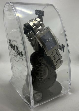 Hard Rock Cafe - Limited Edition Kenneth Cole Watch With Guitar Stand.  Rare