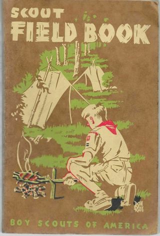 1949 Dec.  Printing Fieldbook Vintage Boy Scouts Of America Bsa Book