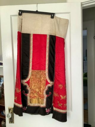 Antique Qing? Dynasty Silk Chinese Skirt