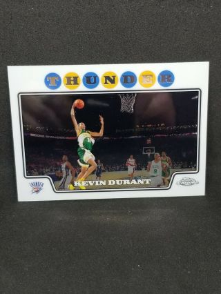 Kevin Durant 2008 - 09 Topps Chrome 2nd Year Perfect