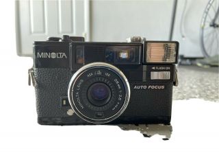 Vintage Minolta Hi - Matic Af2 Auto - Focus Camera.