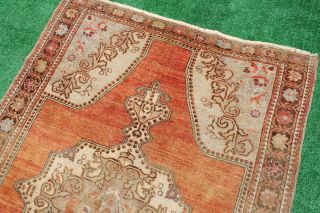 Turkish Rug 53  x81  Vintage Fashion Muted Color Primitive Carpet 4 ' 4  x6 ' 8 5
