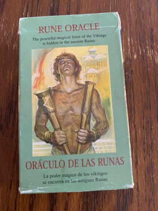 Rare Rune Oracle Cards Deck Lo Scarabeo Vintage