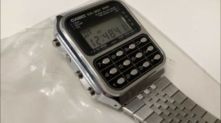 Vintage Casio CA - 901 Game Calculator Alarm Watch Runs 3