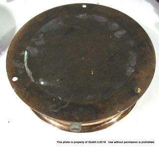 ANTIQUE 1876 Ashcroft Mfg.  Co.  STEAM PRESSURE GAUGE - / Repair 4