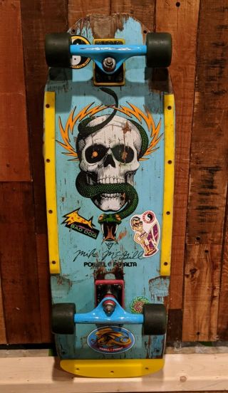 Vintage Mike Mcgill Powell Peralta Skateboard Bones Brigade 1989