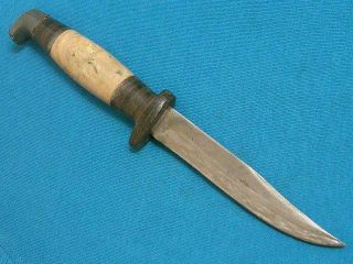 Vintage Weske Usa Trench Hunting Skinner Bowie Knife Knives Antique Old Survival