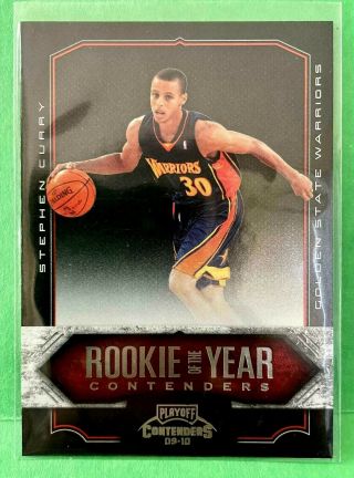 Stephen Curry 2009 - 10 Playoff Contenders Rookie Of The Year