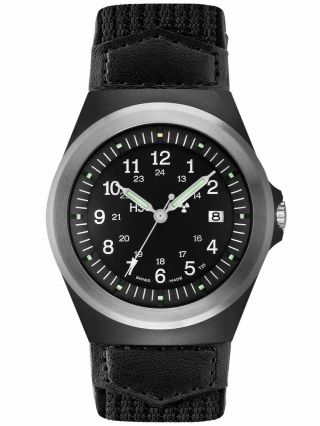 Traser Quartz Watch - P59 Type 3 Nato Leather - Black Dial/strap 100163 - T100