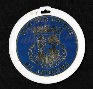 Vintage Bag Tag From The Old Course At St.  Andrews,  Scotland