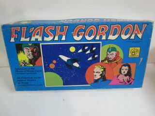 Vintage Flash Gordon Adventures Moons Of Mongo Board Game 1977 Waddingtons