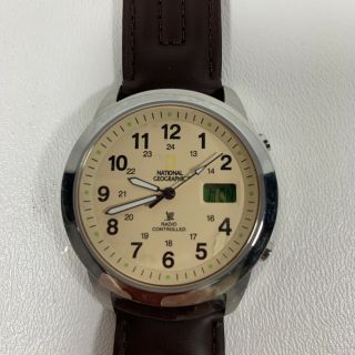 Dakota National Geographic Atomic Time Radio Controlled Wrist Watch
