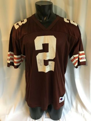 Vintage Cleveland Browns 2 Tim Couch Champion Jersey Mens Size 40 Medium