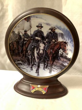 Limited Edition Tales Of The Civil War Plate Series Plate No.  A8690 Vintage 1999