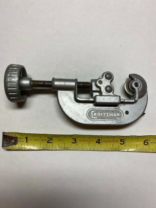 Vintage Craftsman No.  5533 Pipe / Tubing Cutter 1” Capacity Underline Logo