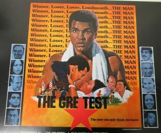 Vintage THE GREATEST (1977) Muhammad Ali Half - Sheet 22x28 Poster yz5068 3