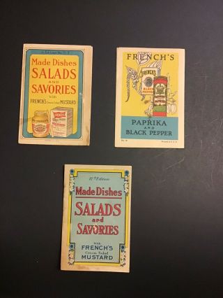 Vintage French’s Mustard Fold - Out Recipe Booklet