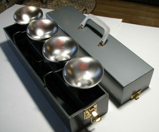 Vintage Cond Smith - Victor L50 Model 4 Bulb Light Bar Metal Case