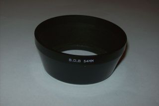 Vintage Bdb 54mm (series 7 Vii) Screw In Lens Hood -