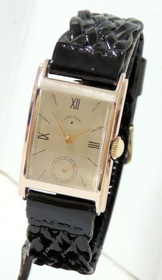 1951 Lord Elgin Men’s Watch,  21 Ruby Jewels,  Two - Tone G.  F.  Case.
