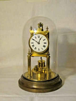 Gustav Becker 400 Day Anniversary Clock With Disc Pendulum