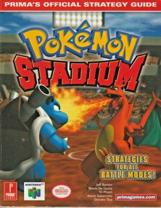 Vintage 2000 Pokemon Stadium Prima 