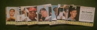 Starter set 47 diff.  1961 Post Cereal cards with SP ' s,  stars,  HOFers - EX cond 2