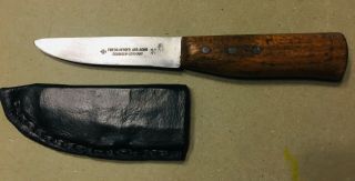 Vintage Leather Knife Friedr.  Herder Abr.  Sohn Solingen Germany